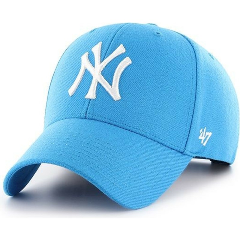 casquette-courbee-bleue-glacier-snapback-new-york-yankees-mlb-mvp-47-brand