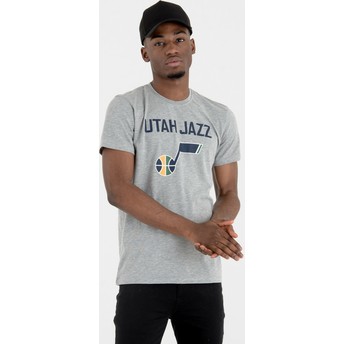 T-shirt à manche courte gris Utah Jazz NBA New Era