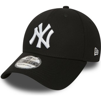 Casquette courbée noire ajustée 39THIRTY Classic New York Yankees MLB New Era