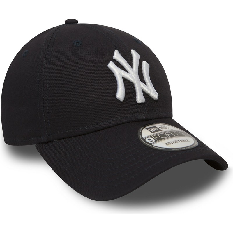 casquette-courbee-bleue-marine-ajustable-9forty-essential-new-york-yankees-mlb-new-era