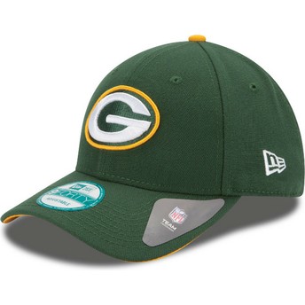 Casquette courbée verte ajustable 9FORTY The League Green Bay Packers NFL New Era