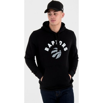 Sweat à capuche noir Pullover Hoody Toronto Raptors NBA New Era
