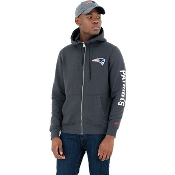 Sweat à capuche pierre Full Zipped Hoody New England Patriots NFL New Era