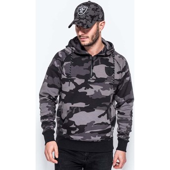 Sweat à capuche camouflage Half Zipped Hoody Oakland Raiders NFL New Era