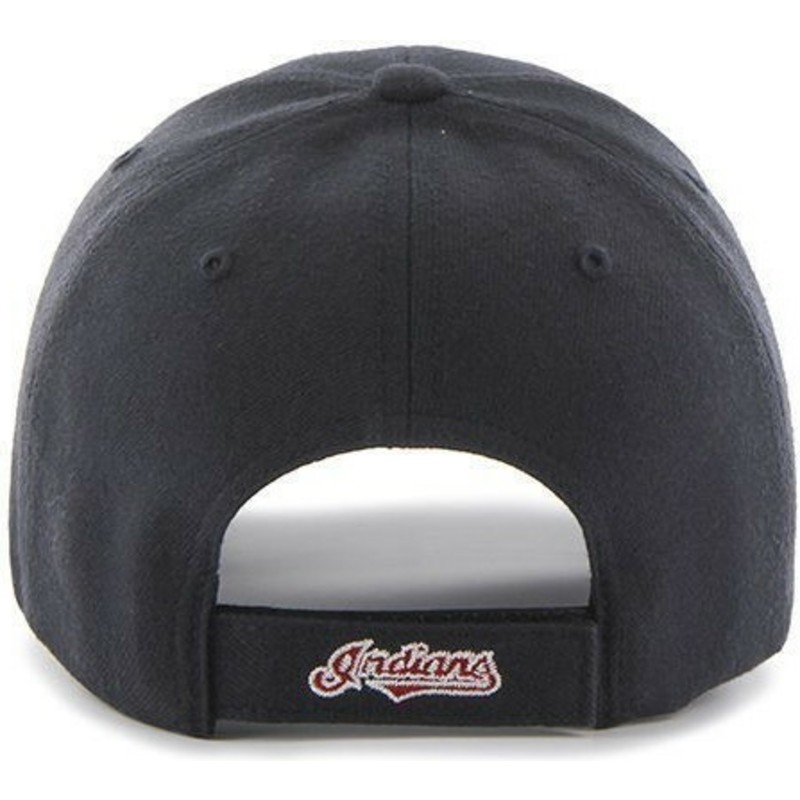 casquette-courbee-bleue-marine-cleveland-indians-mlb-47-brand