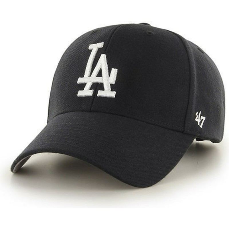 casquette-courbee-noire-los-angeles-dodgers-mlb-47-brand