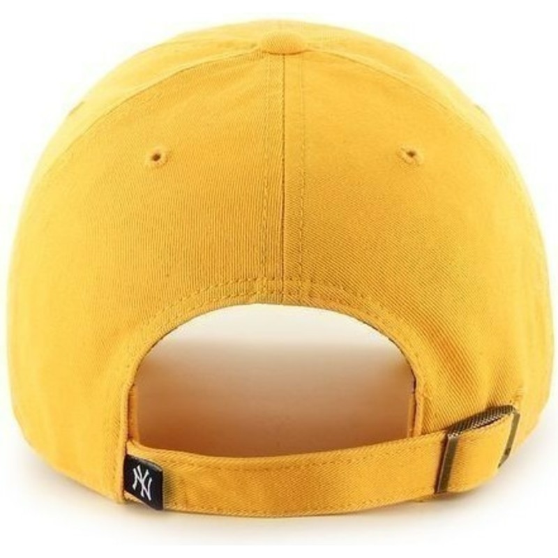 casquette-a-visiere-courbee-jaune-avec-grand-logo-frontal-mlb-newyork-yankees-47-brand