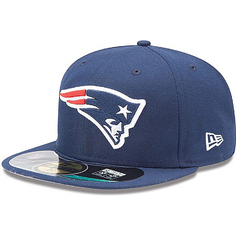 casquette-plate-bleue-ajustee-59fifty-authentic-on-field-game-new-england-patriots-nfl-new-era